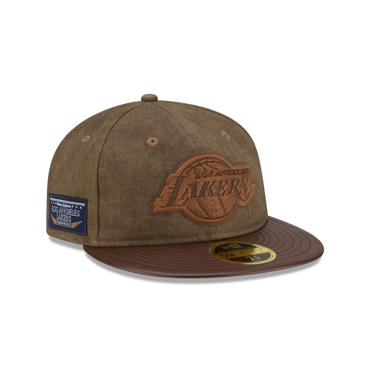 Los Angeles Lakers Utility Linen Retro Crown 59FIFTY Fitted Hat