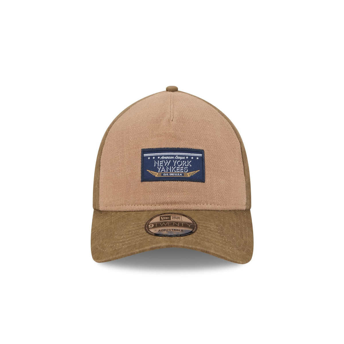 New York Yankees Utility Linen 9TWENTY A-Frame Adjustable Hat