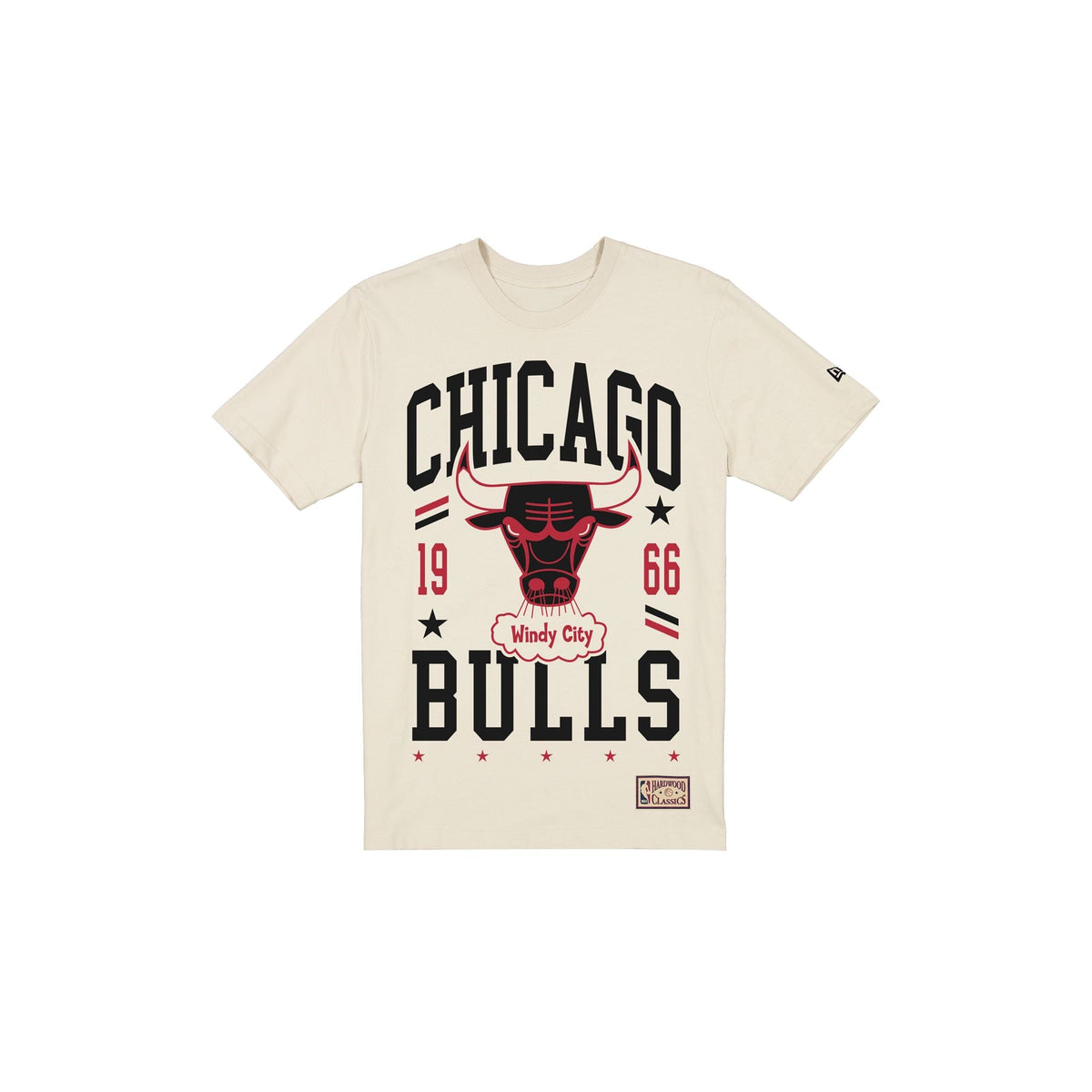 Chicago Bulls 1960-1970 Hardwood Classics Chrome White T-Shirt