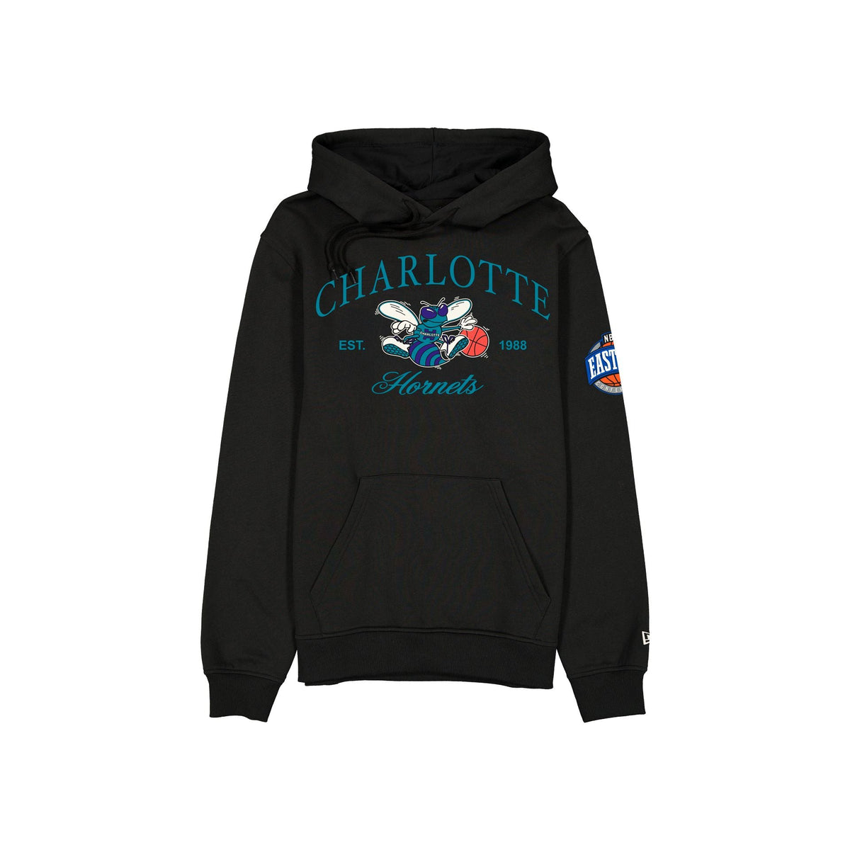 Charlotte Hornets 1988-2002 Hardwood Classics Black Hoodie