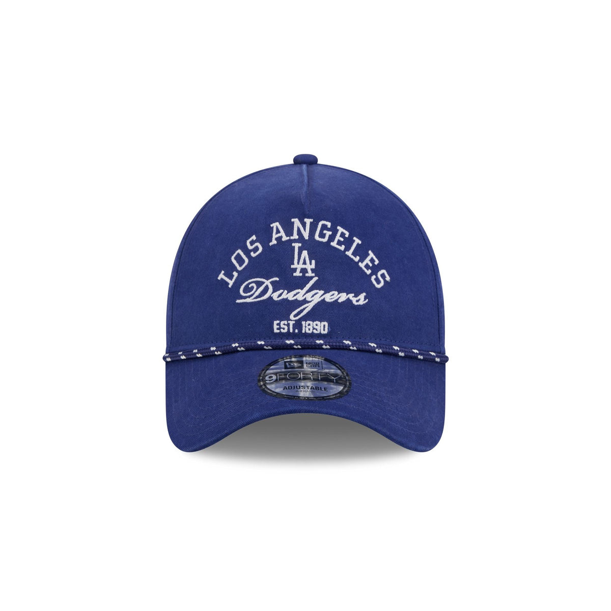 Los Angeles Dodgers Stacked Rope 9FORTY A-Frame Snapback Hat