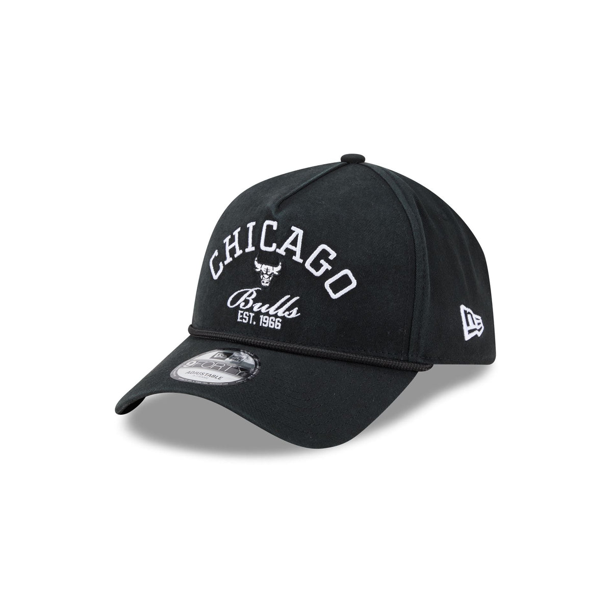 Chicago Bulls Stacked Rope 9FORTY A-Frame Snapback Hat