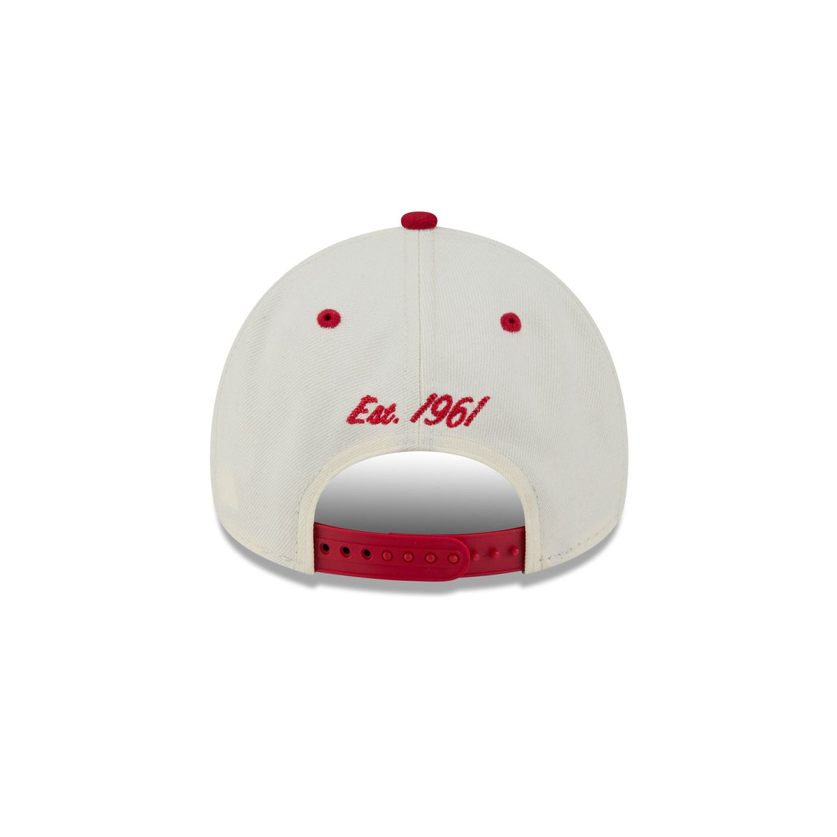 Los Angeles Angels Chrome White Arched 9FORTY A-Frame Snapback Hat