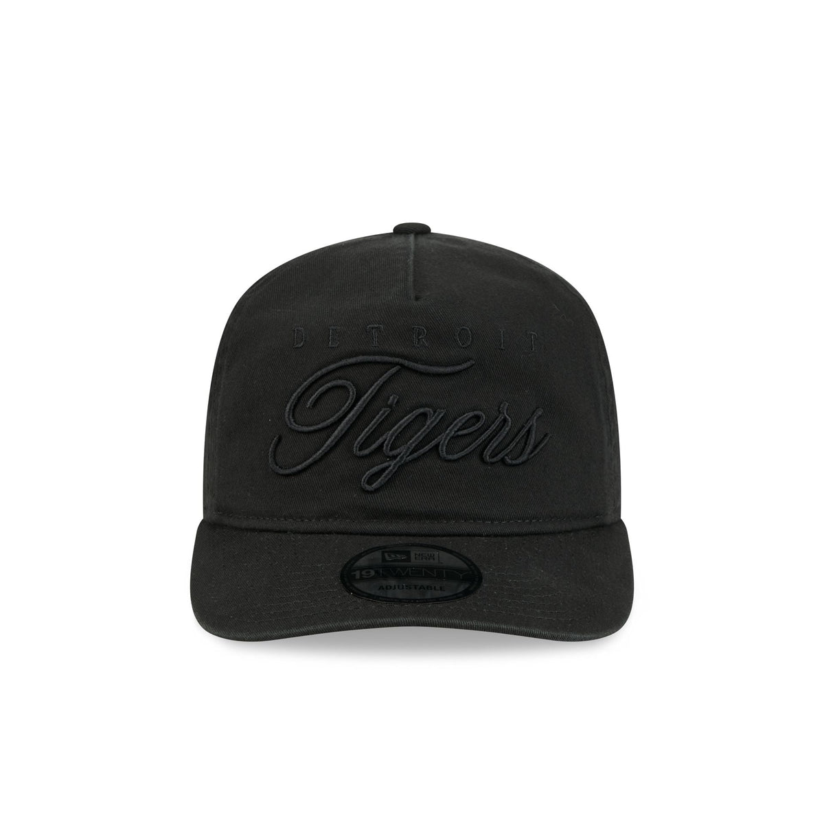 Detroit Tigers All Black Scripted 19TWENTY Adjustable Hat