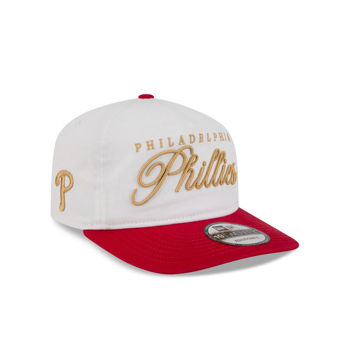 Philadelphia Phillies Gold Scripted 19TWENTY Adjustable Hat