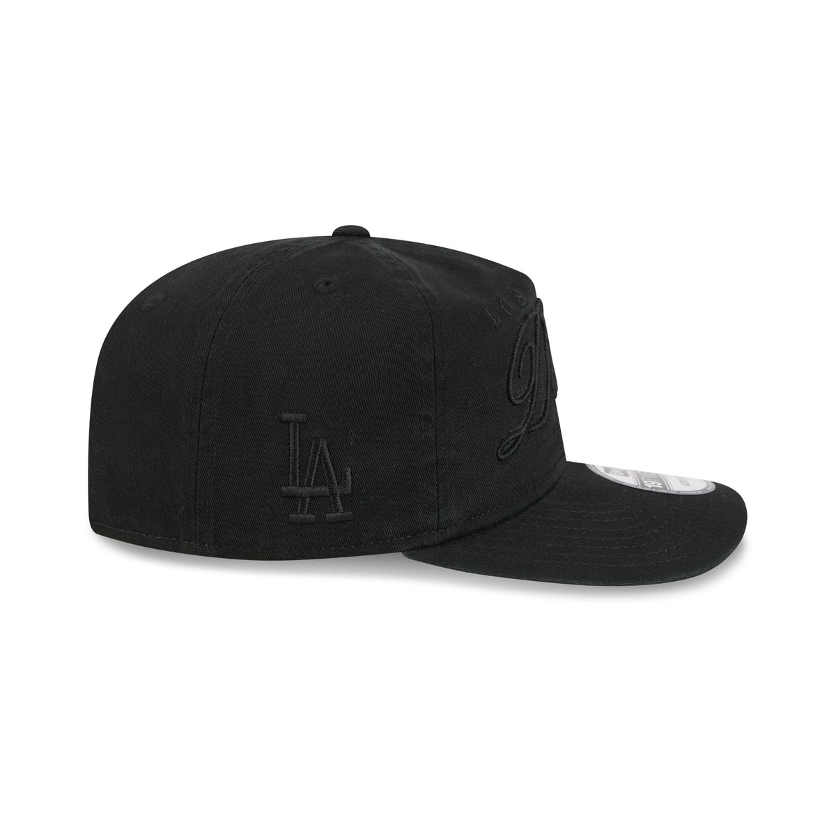 Los Angeles Dodgers All Black Scripted 19TWENTY Adjustable Hat