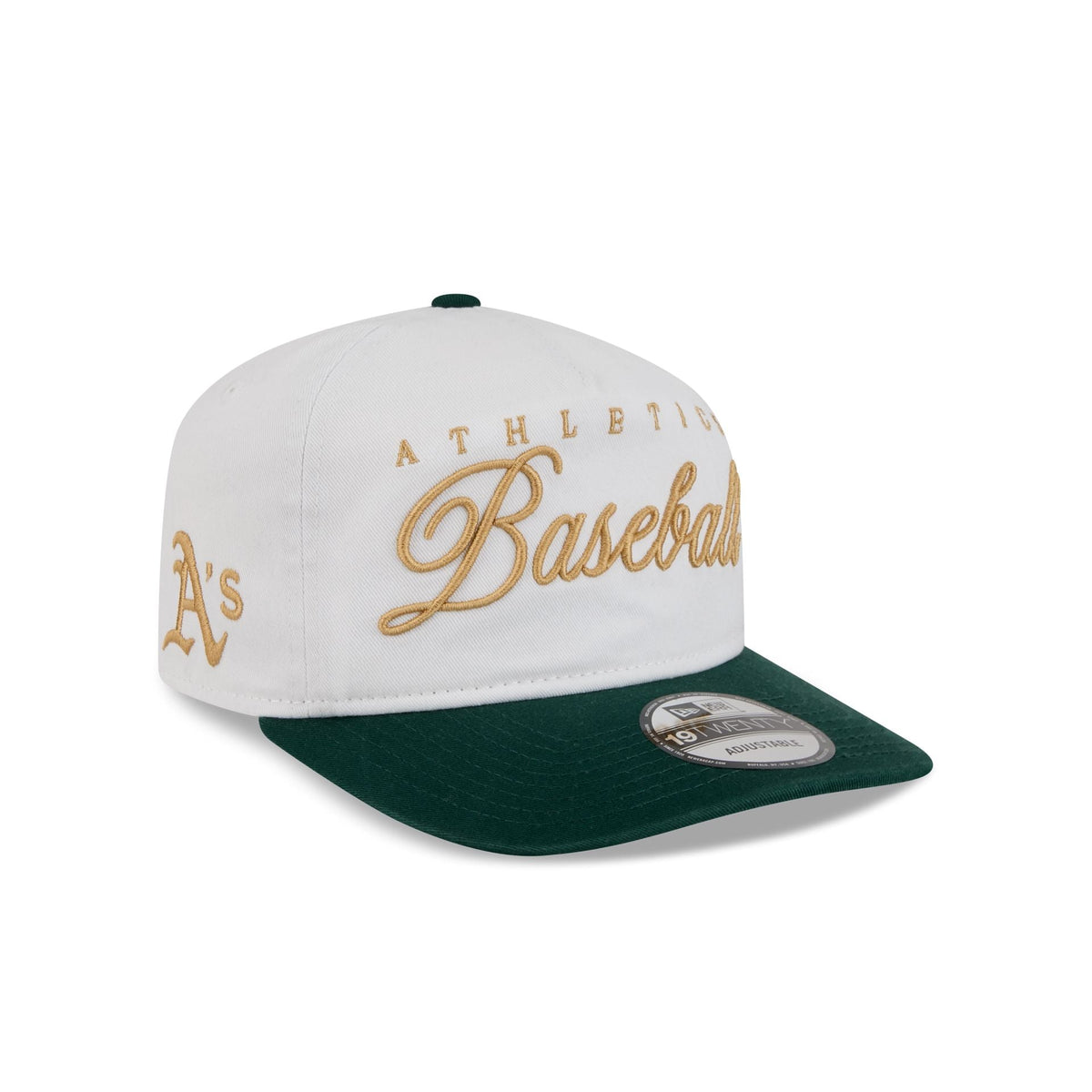 Athletics Gold Scripted 19TWENTY Adjustable Hat