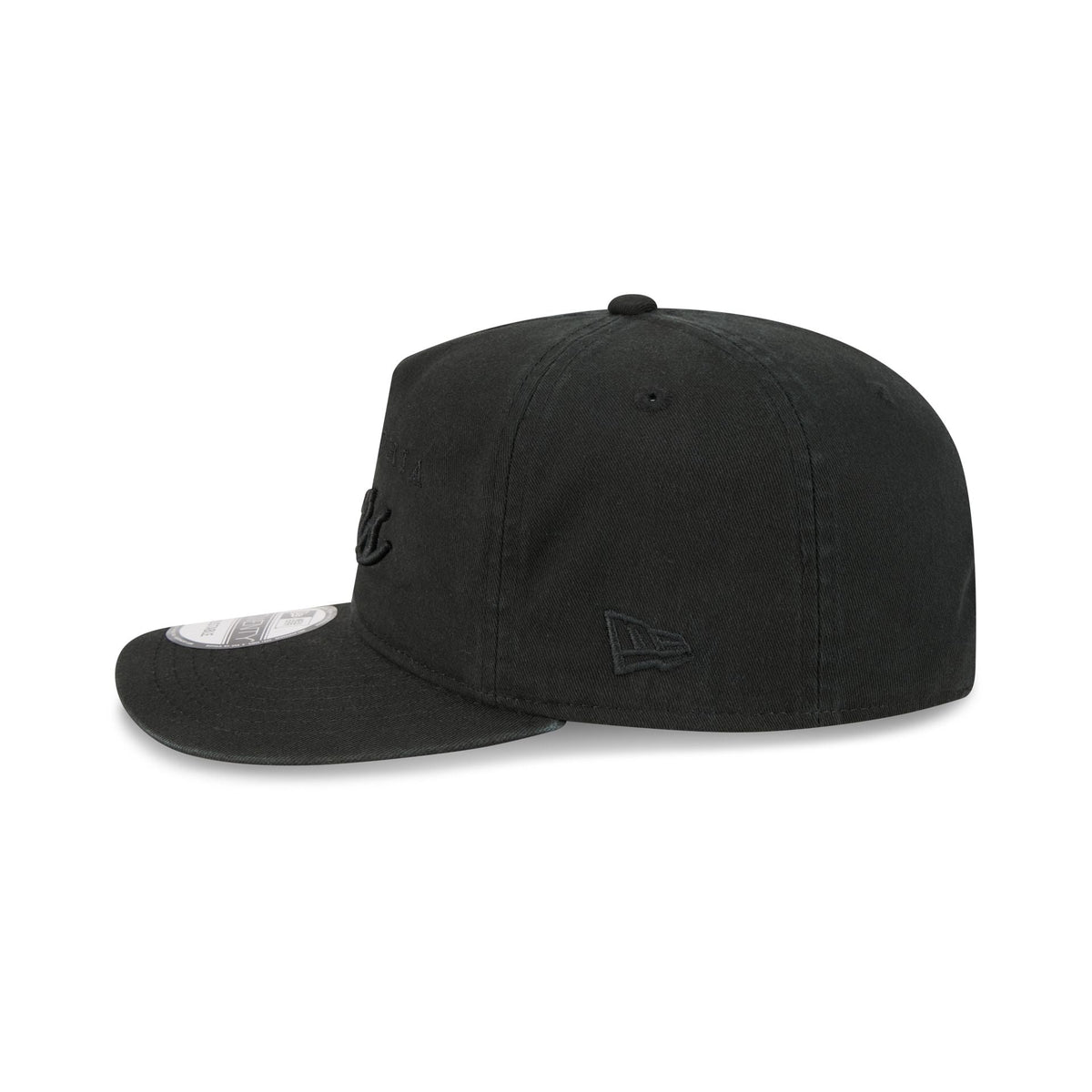 Philadelphia 76ers All Black Scripted 19TWENTY Adjustable Hat