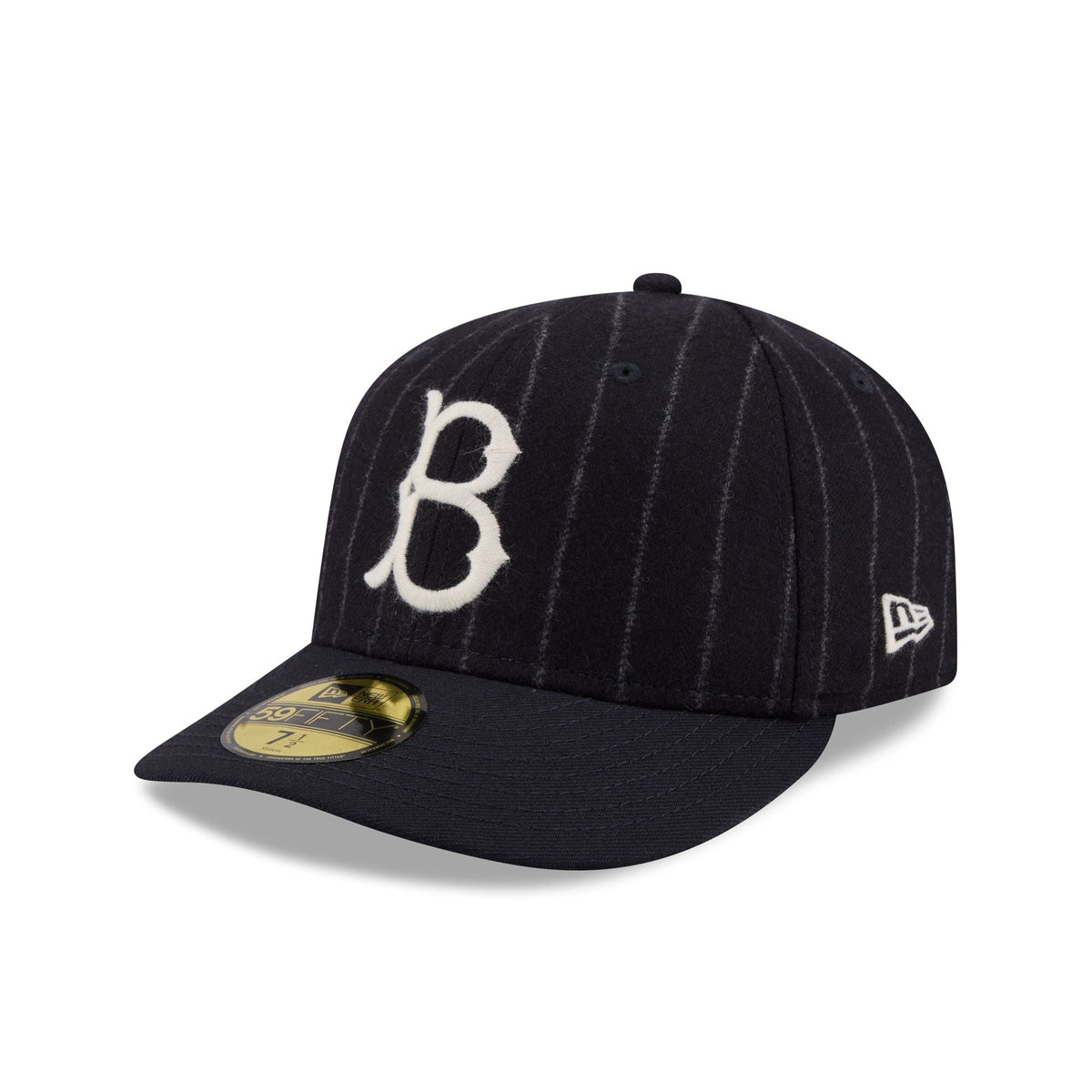 Brooklyn Dodgers Pinstripe Merino & Cashmere Moon 59FIFTY Fitted Hat