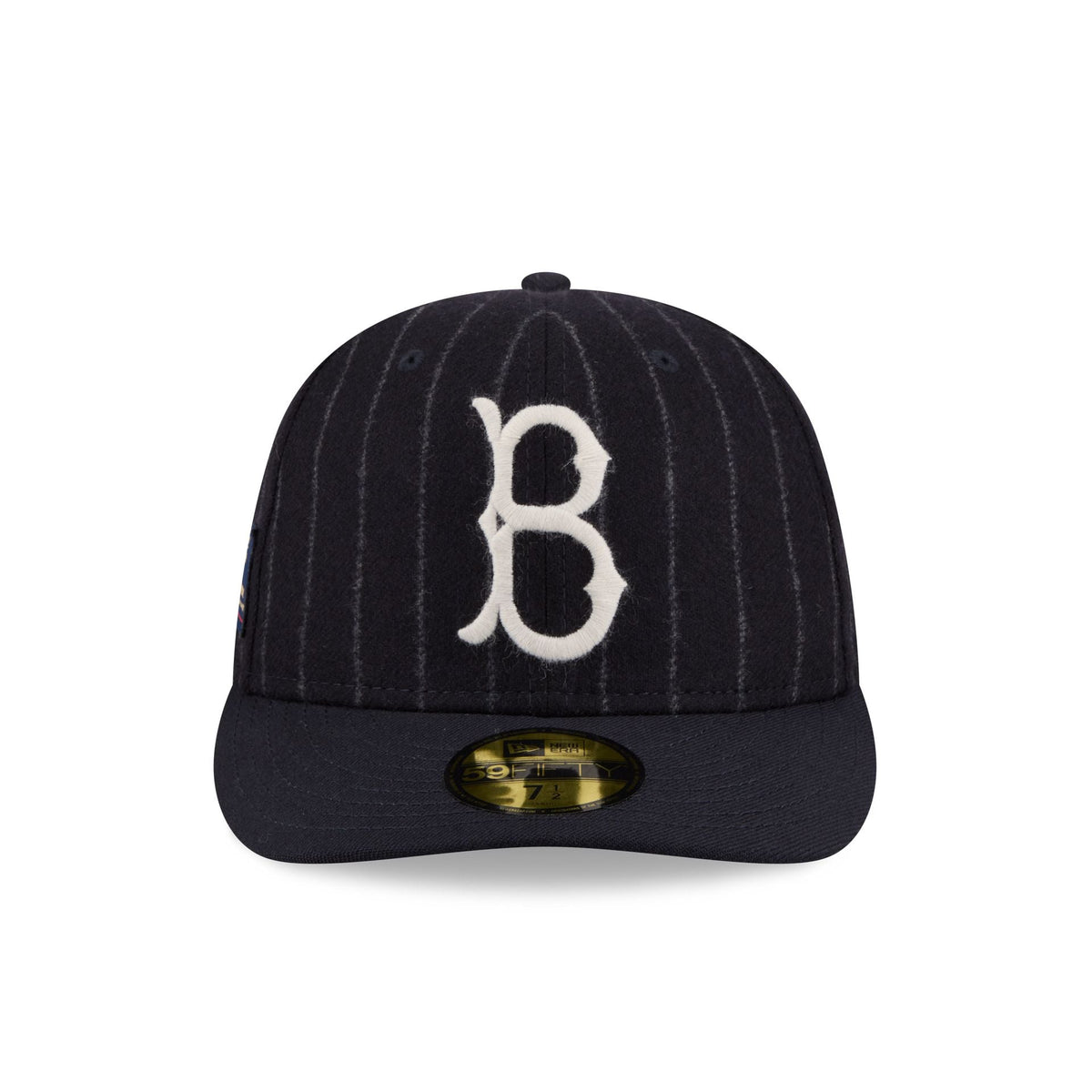 Brooklyn Dodgers Pinstripe Merino & Cashmere Moon 59FIFTY Fitted Hat