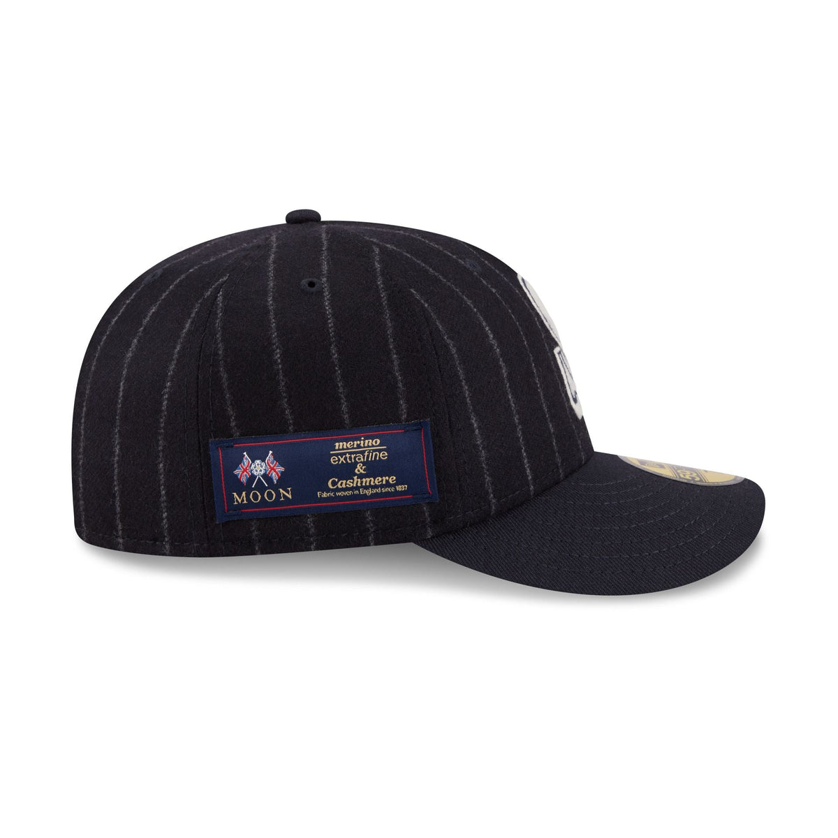Seattle Mariners Pinstripe Merino & Cashmere Moon 59FIFTY Fitted Hat
