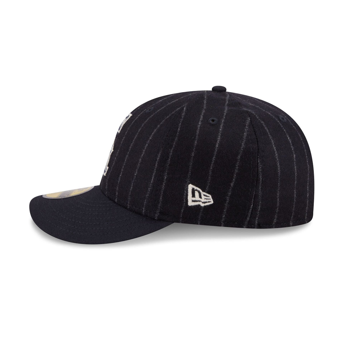 Los Angeles Angels Pinstripe Merino & Cashmere Moon 59FIFTY Fitted Hat