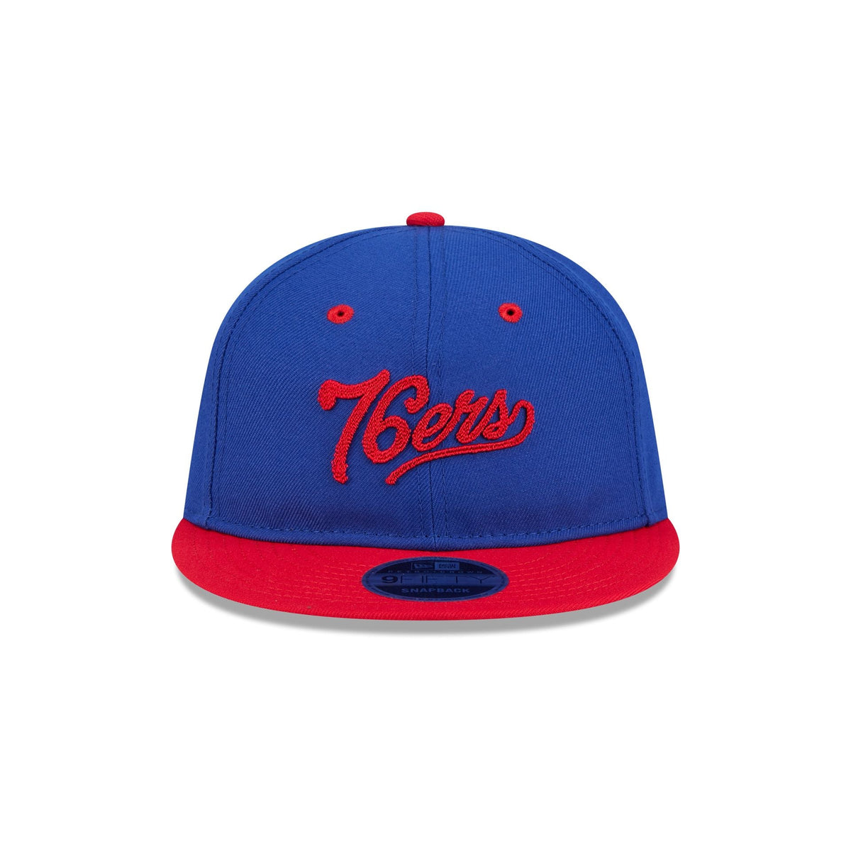 Philadelphia 76ers Chainstitch Script Retro Crown 9FIFTY Snapback Hat