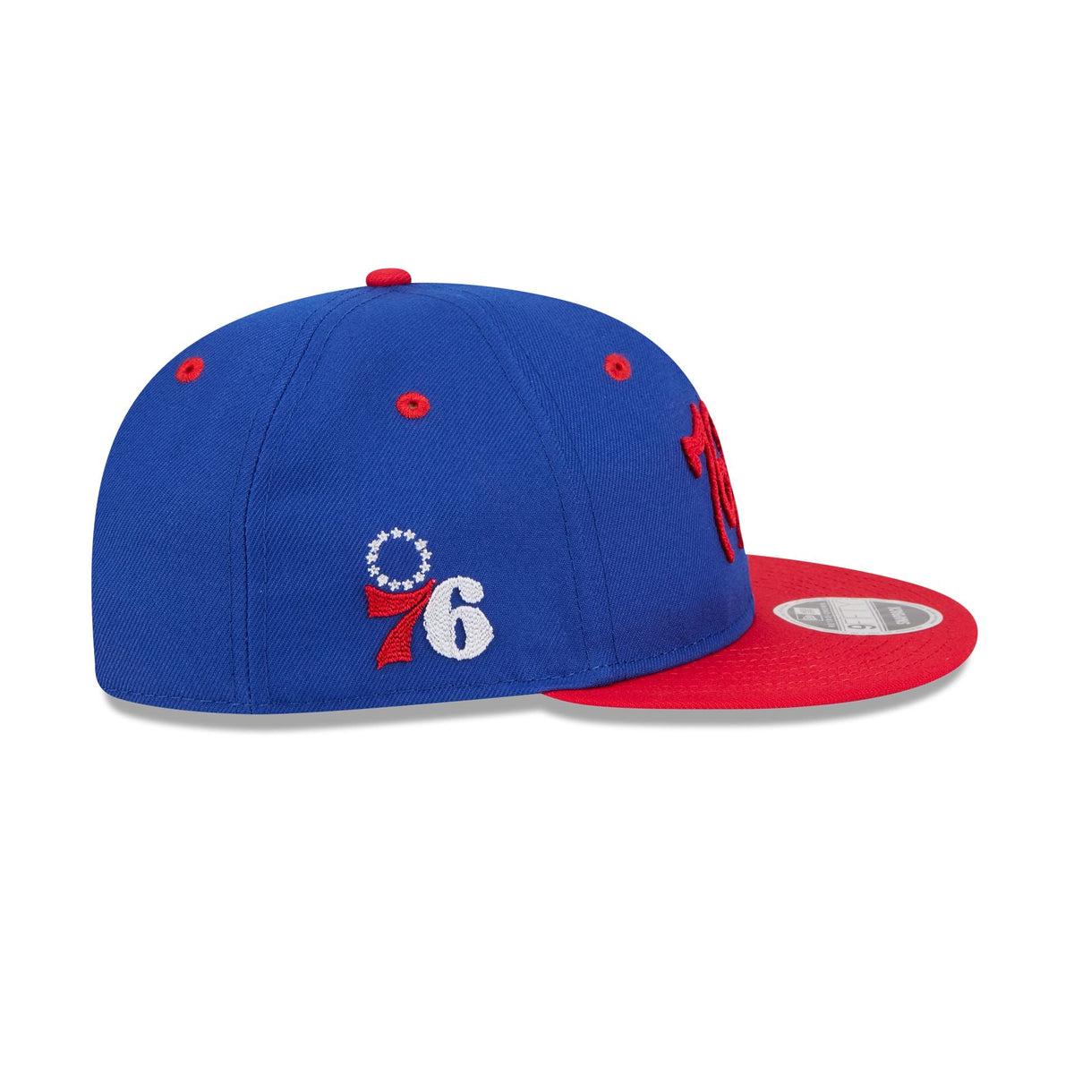 Philadelphia 76ers Chainstitch Script Retro Crown 9FIFTY Snapback Hat