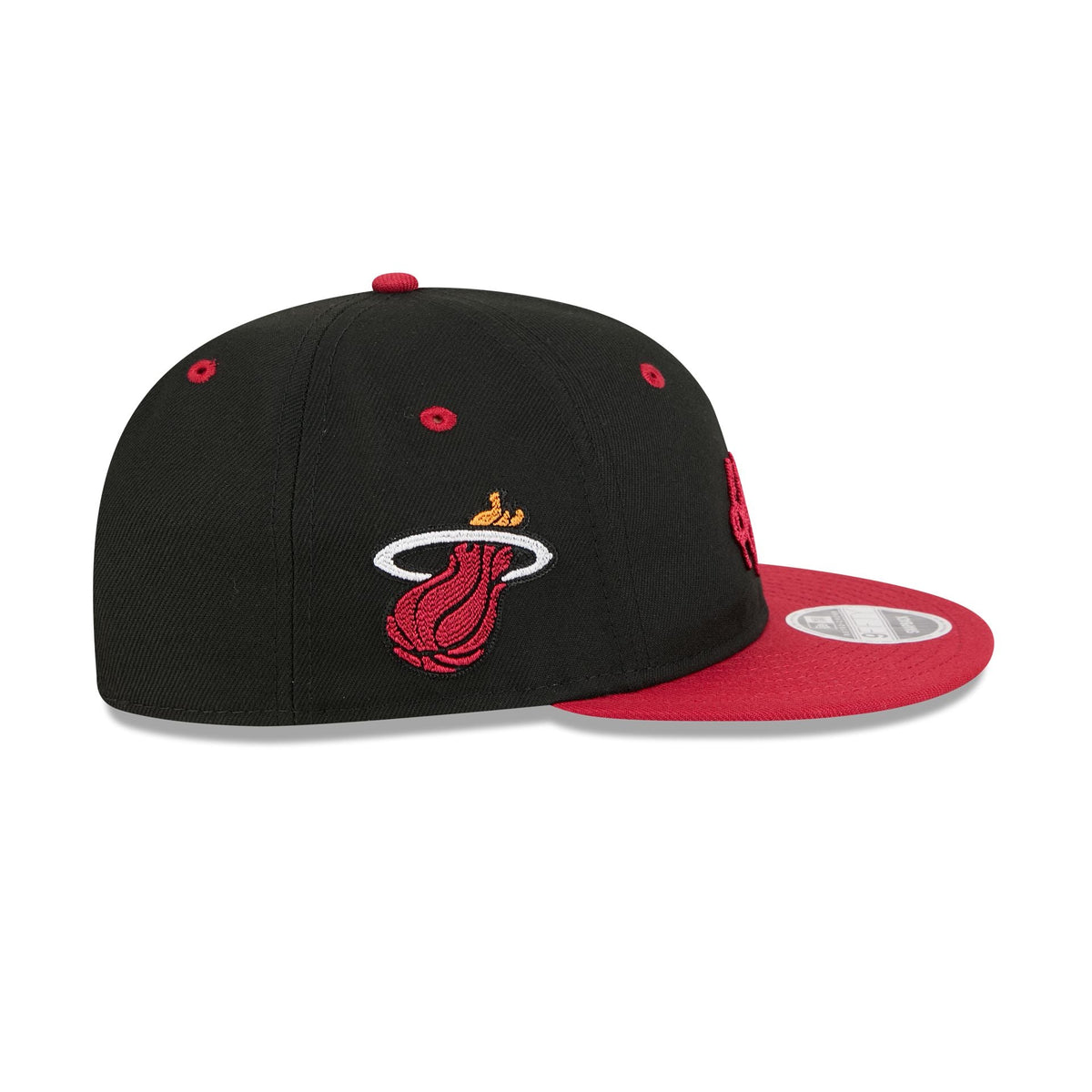 Miami Heat Chainstitch Script Retro Crown 9FIFTY Snapback Hat