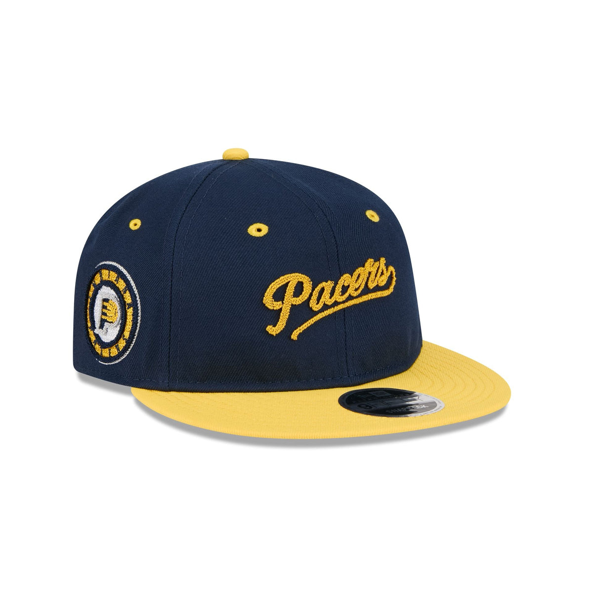 Indiana Pacers Chainstitch Script Retro Crown 9FIFTY Snapback Hat
