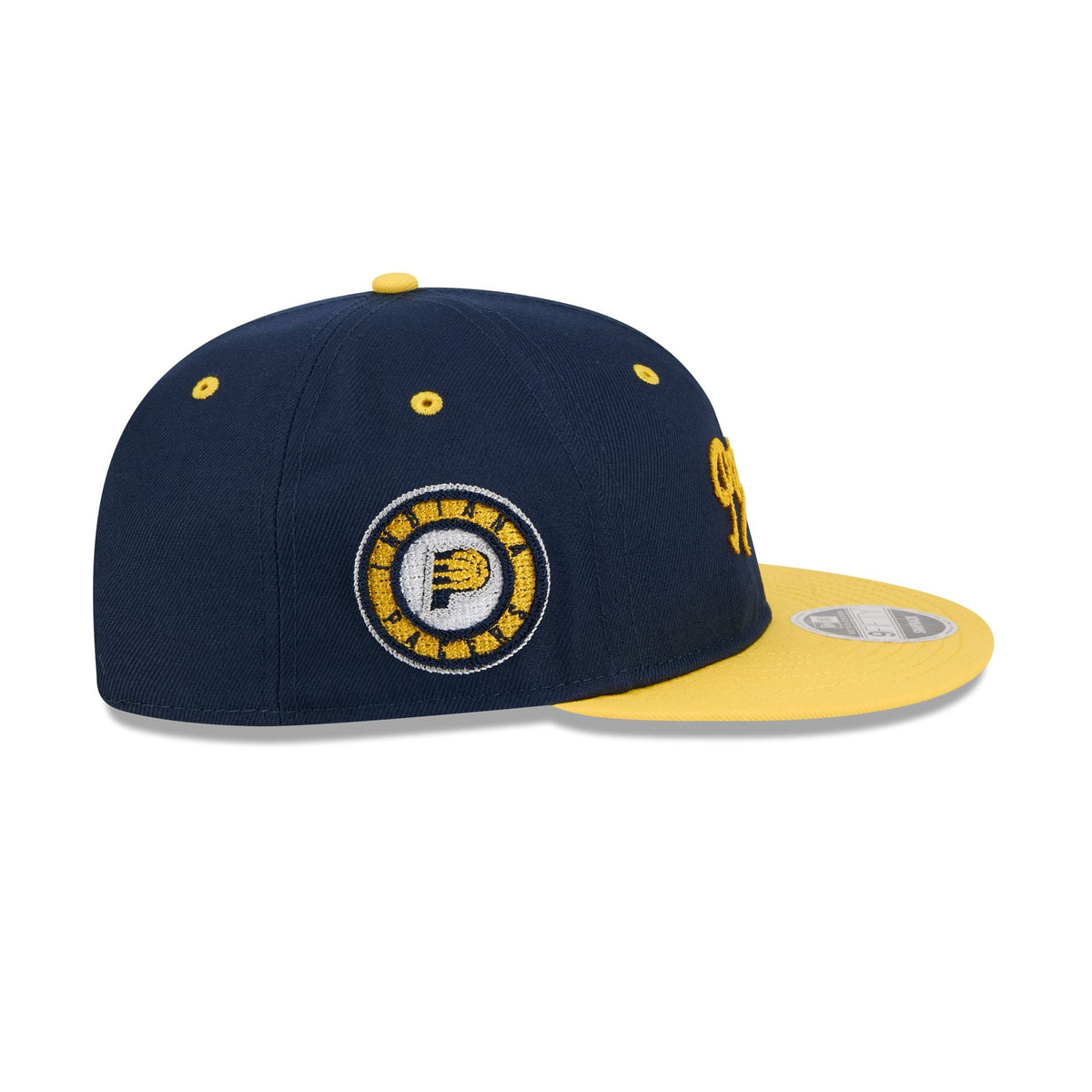 Indiana Pacers Chainstitch Script Retro Crown 9FIFTY Snapback Hat