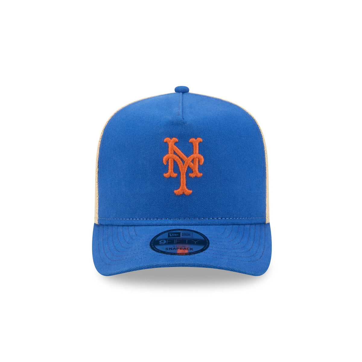 New York Mets Grained 9FIFTY A-Frame Snapback Hat