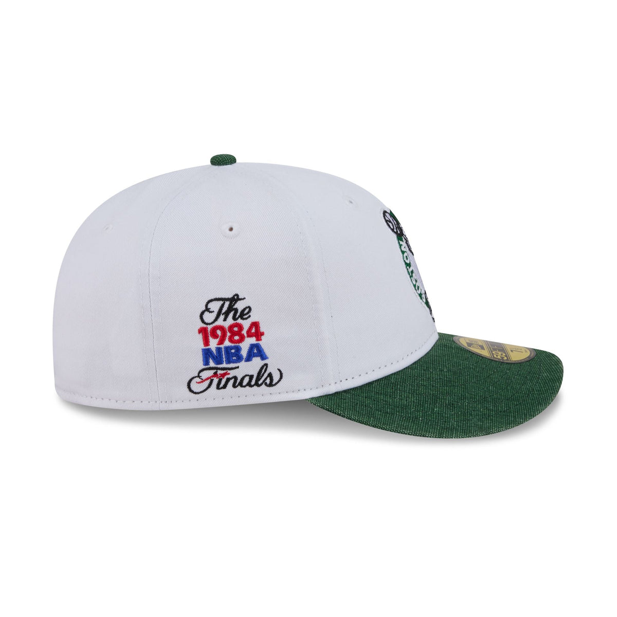 Boston Celtics Hardwood Classics Diamond Stitch White 59FIFTY Fitted Hat