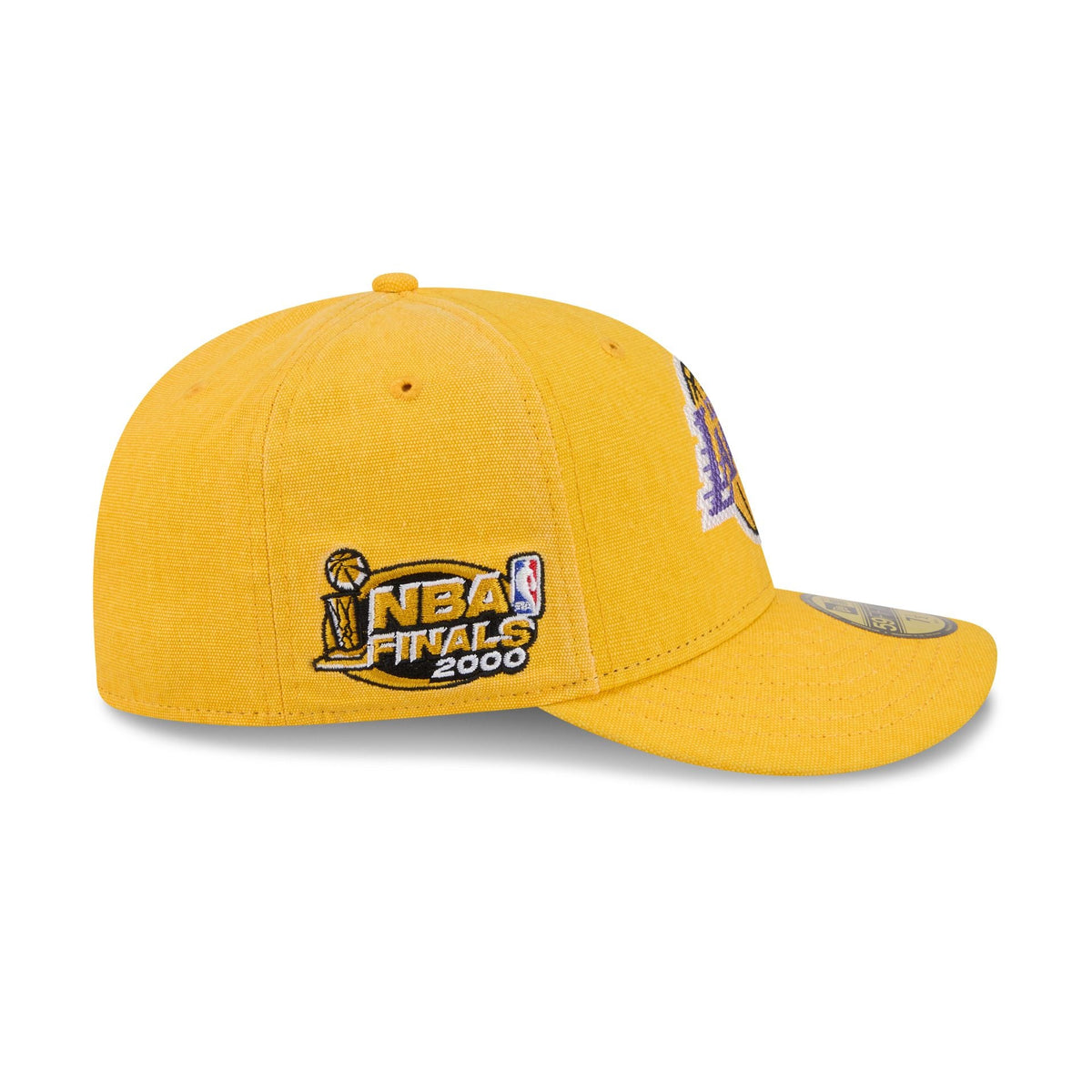 Los Angeles Lakers Hardwood Classics Diamond Stitch Yellow 59FIFTY Fitted Hat