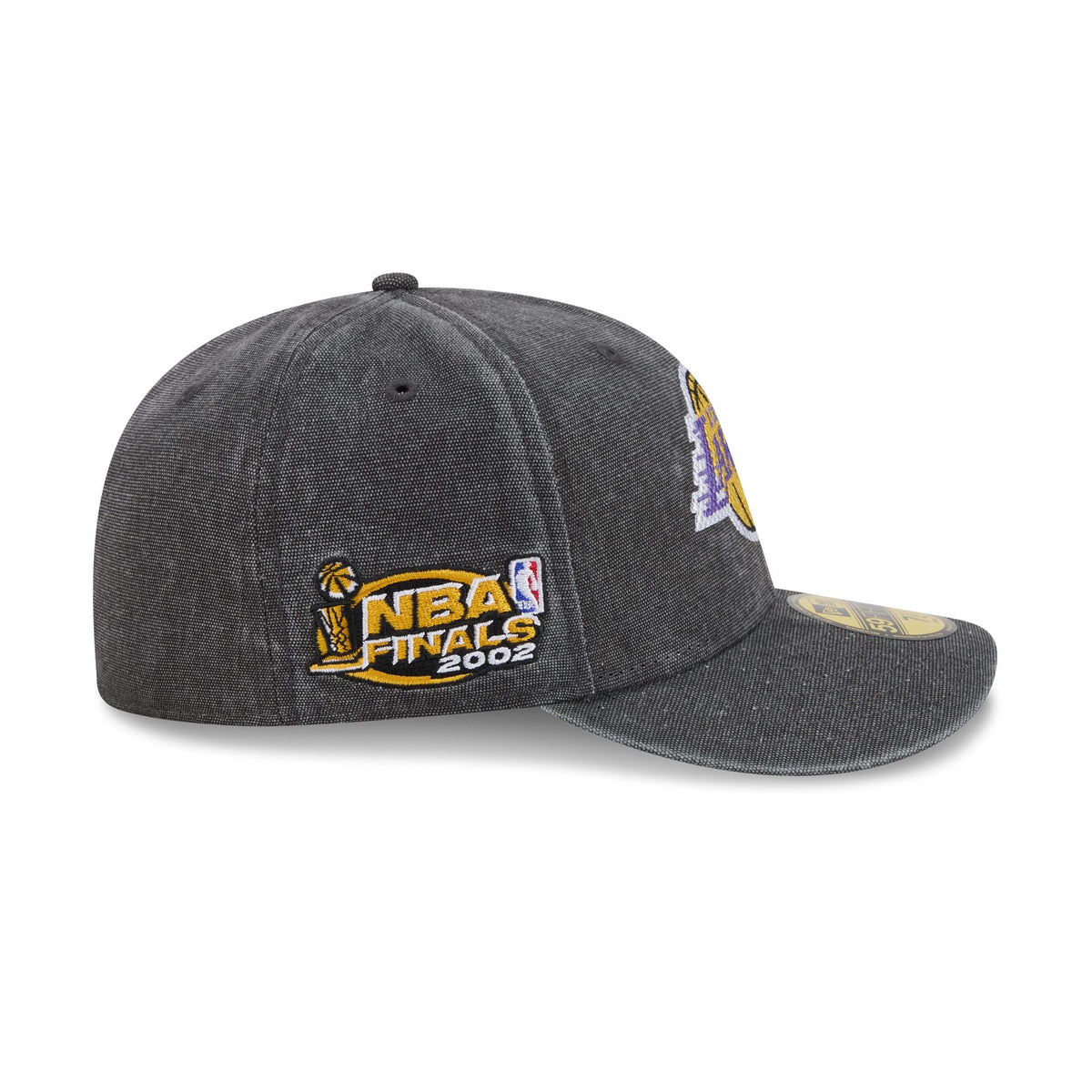 Los Angeles Lakers Hardwood Classics Diamond Stitch Black 59FIFTY Fitted Hat