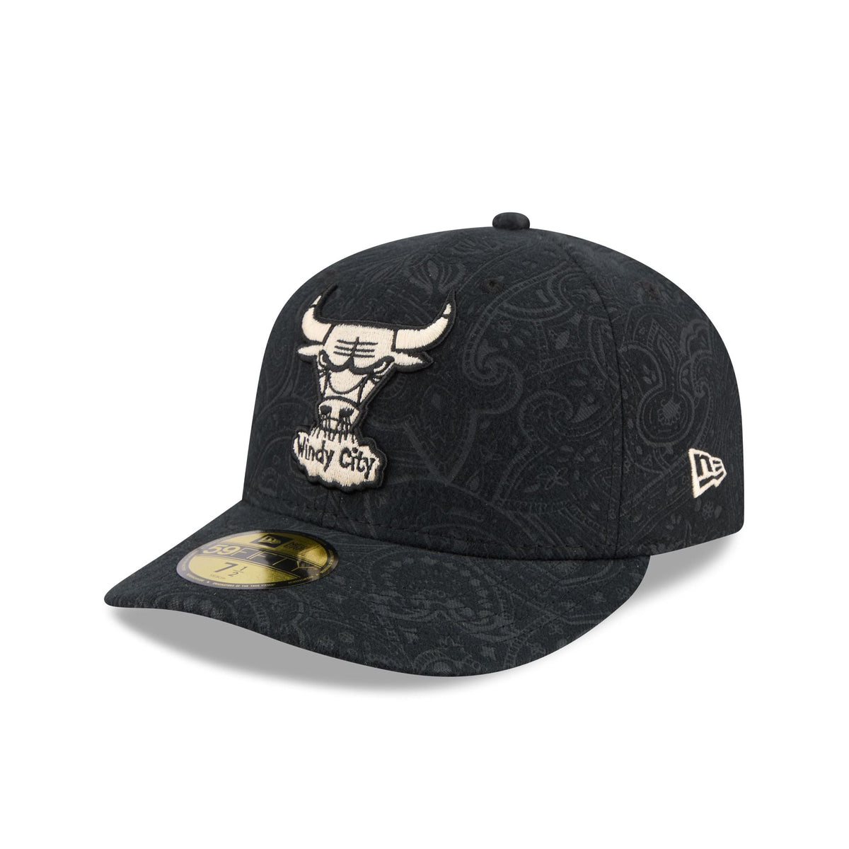 Chicago Bulls Three Looms Brushed Cotton 59FIFTY Fitted Hat