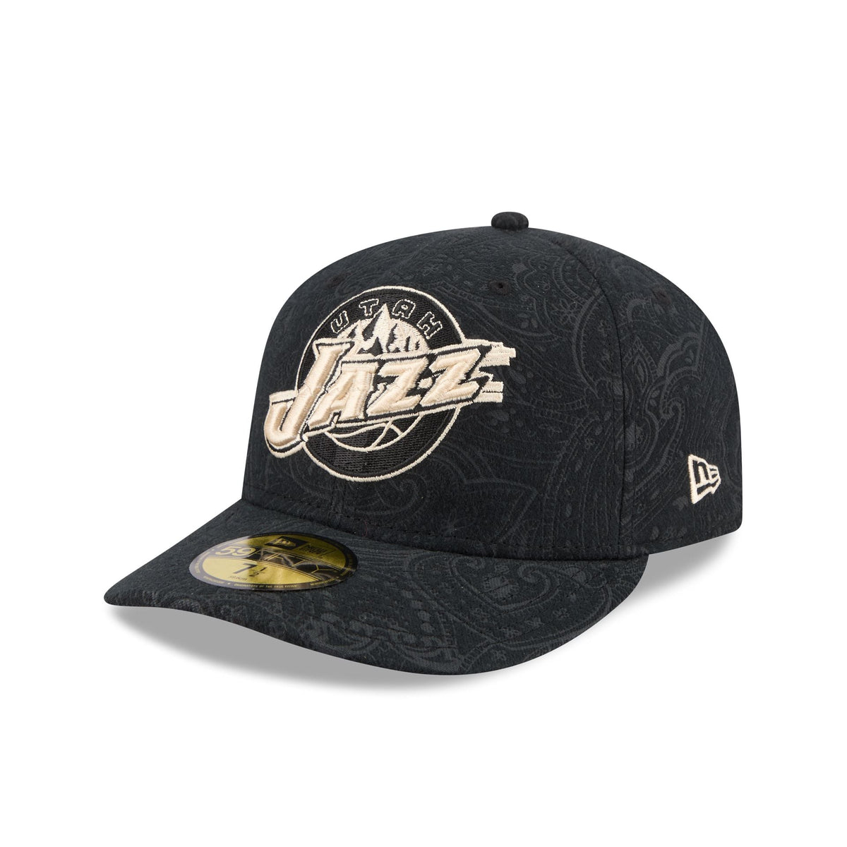 Utah Jazz Three Looms Brushed Cotton 59FIFTY Fitted Hat