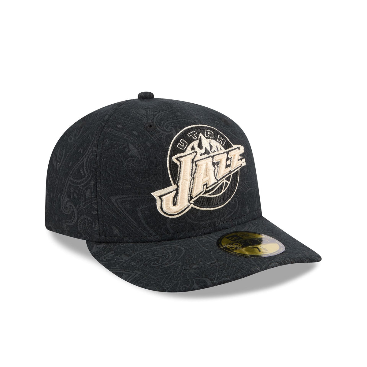 Utah Jazz Three Looms Brushed Cotton 59FIFTY Fitted Hat