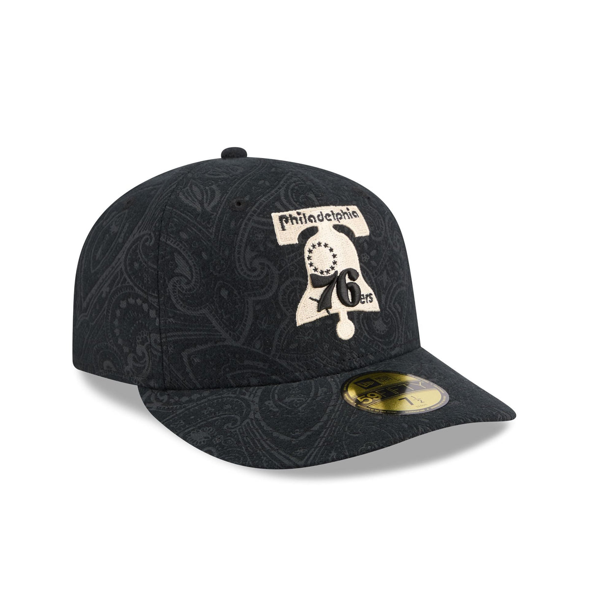Philadelphia 76ers Three Looms Brushed Cotton 59FIFTY Fitted Hat