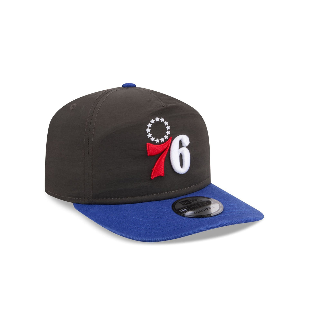 Philadelphia 76ers Three Looms Nylon Black 19TWENTY Adjustable Hat