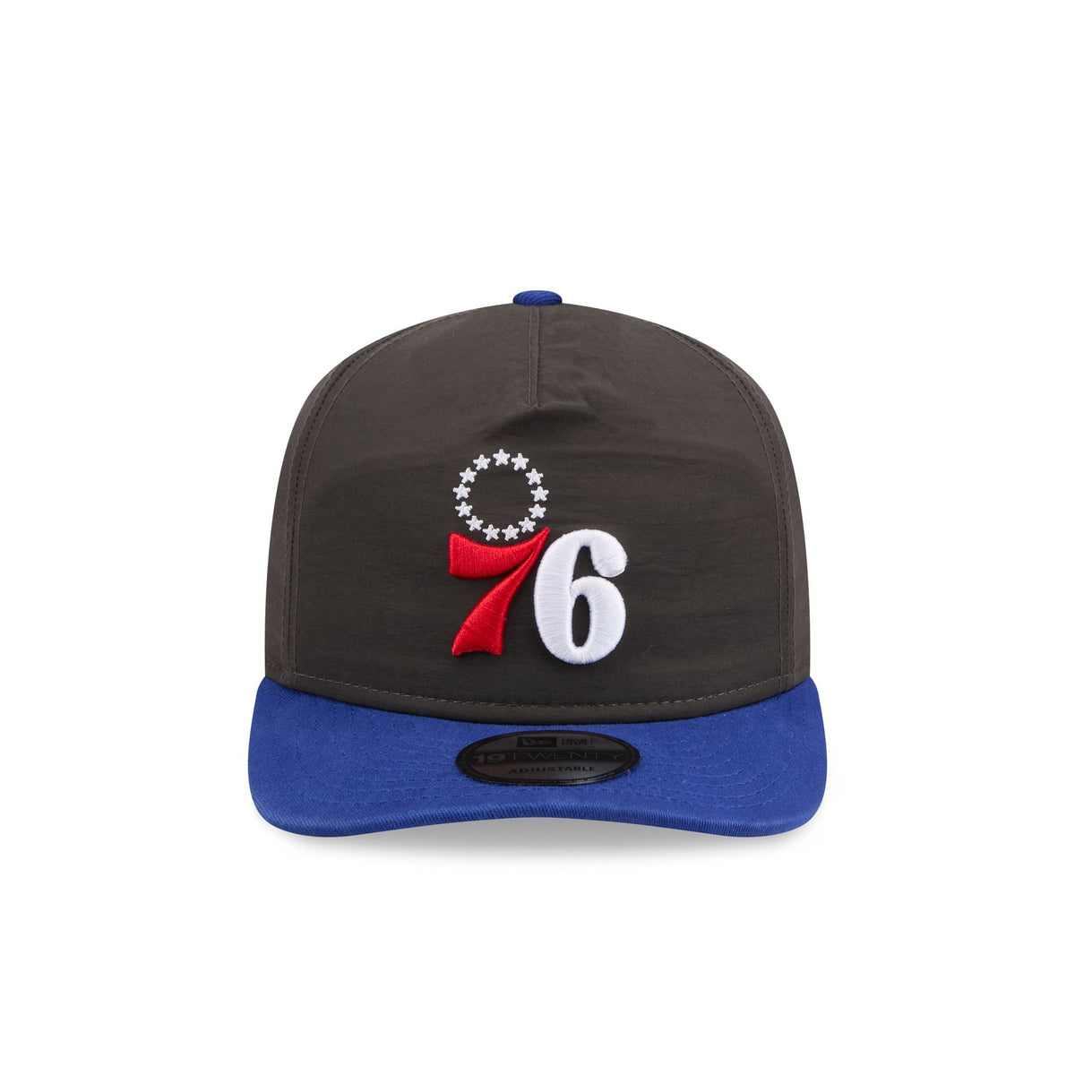 Philadelphia 76ers Three Looms Nylon Black 19TWENTY Adjustable Hat