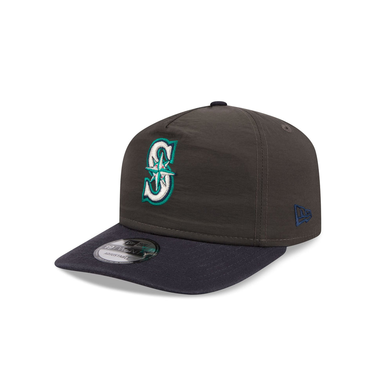 Seattle Mariners Three Looms Nylon Black 19TWENTY Adjustable Hat