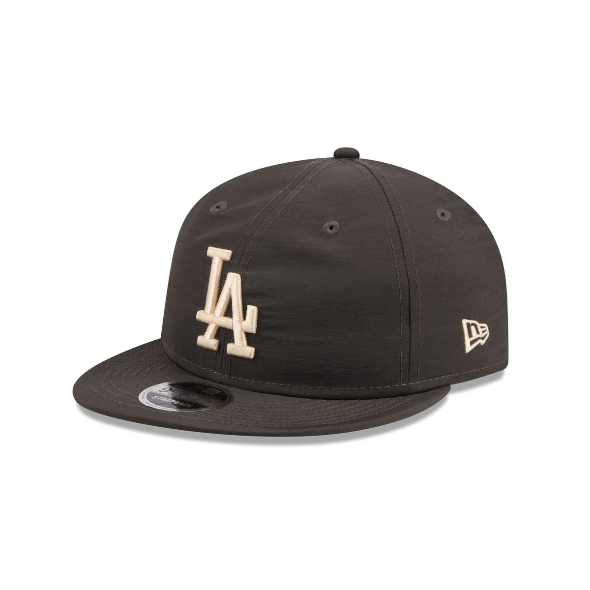 Los Angeles Dodgers Three Looms Nylon Black Retro Crown 9FIFTY Adjustable Hat