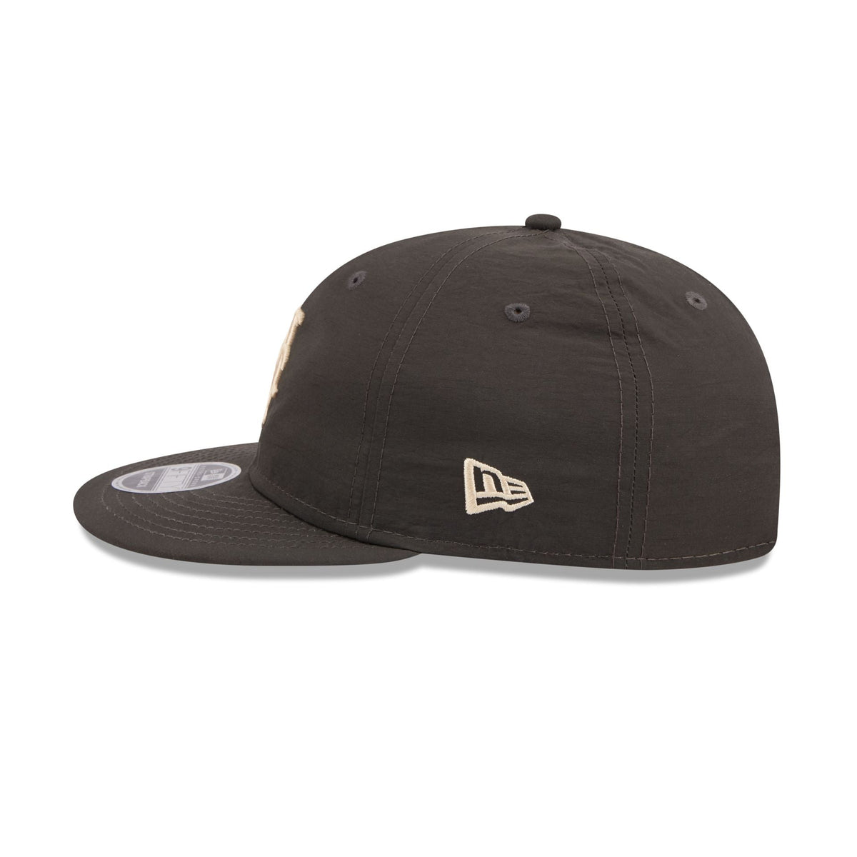 New York Mets Three Looms Nylon Black Retro Crown 9FIFTY Adjustable Hat