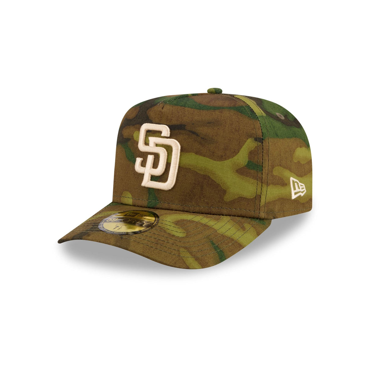 San Diego Padres Three Looms Ripstop Camo 59FORTY A-Frame Fitted Hat