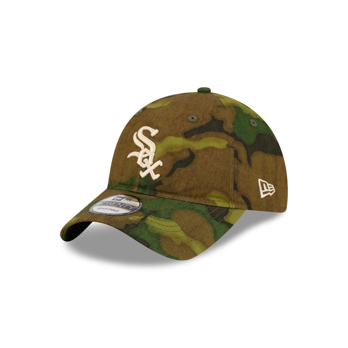 Chicago White Sox Three Looms Ripstop Camo 9TWENTY Adjustable Hat