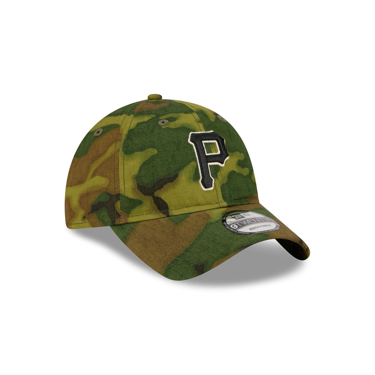 Pittsburgh Pirates Three Looms Ripstop Camo 9TWENTY Adjustable Hat