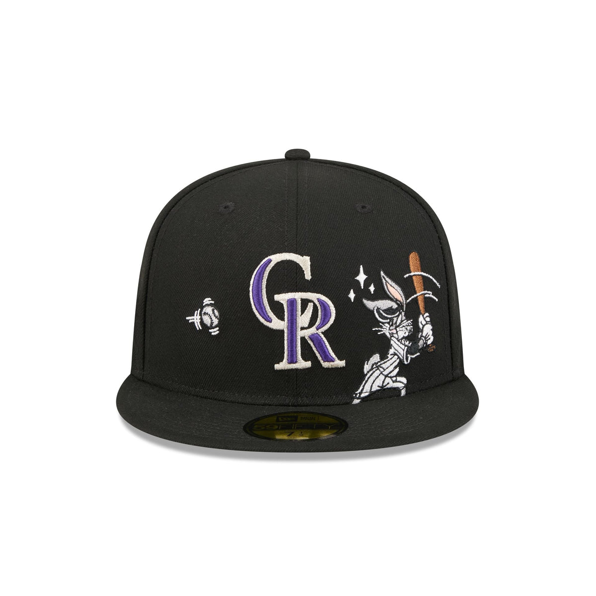 Colorado Rockies Bugs Bunny Swing 59FIFTY Fitted Hat