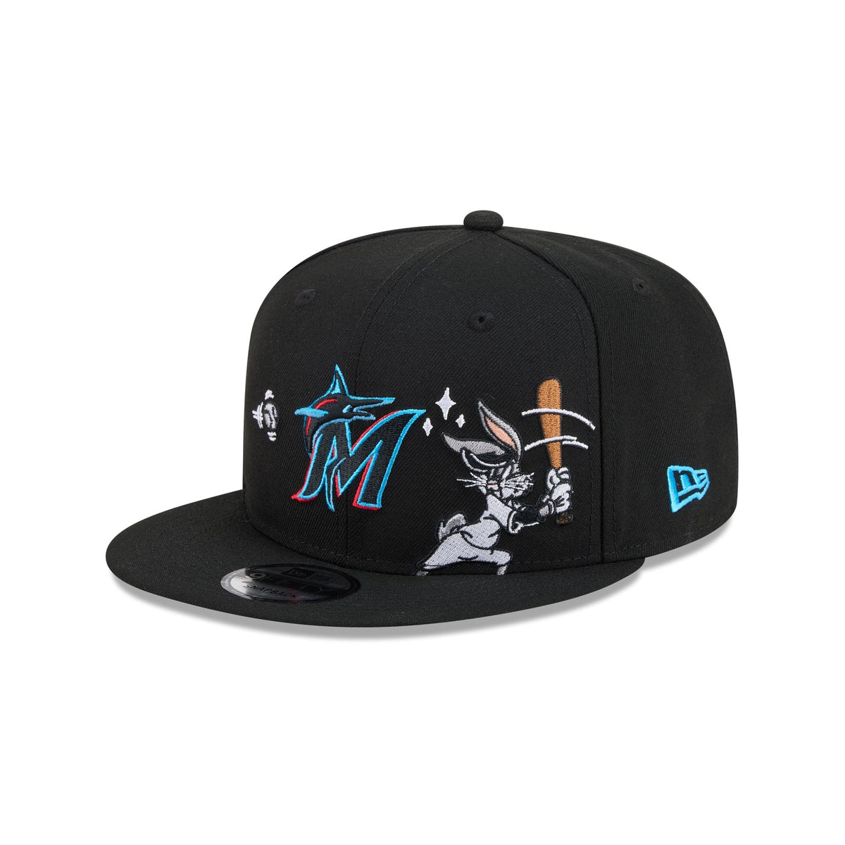 Miami Marlins Bugs Bunny Swing 9FIFTY Snapback Hat