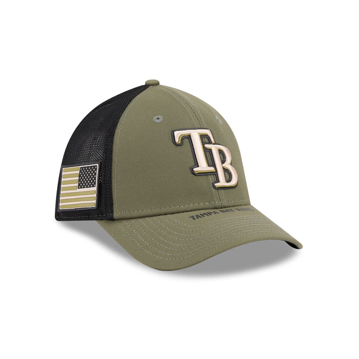 Tampa Bay Rays Armed Forces Day 2026 39THIRTY M-Crown Stretch Fit Hat