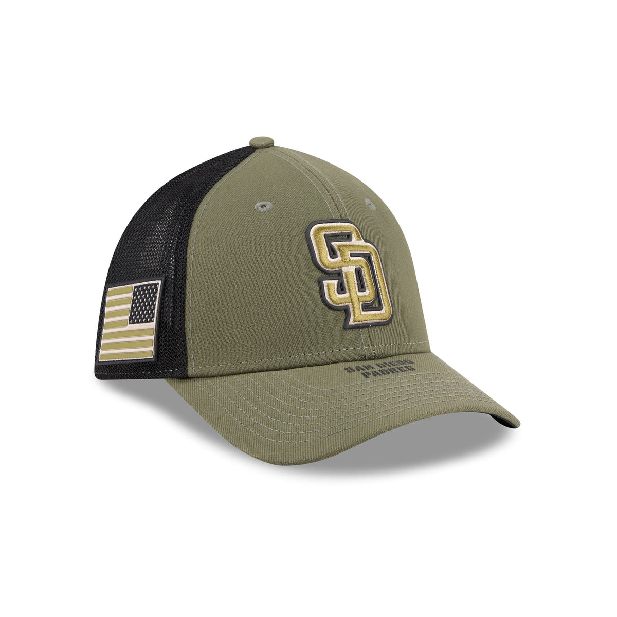 San Diego Padres Armed Forces Day 2026 39THIRTY M-Crown Stretch Fit Hat