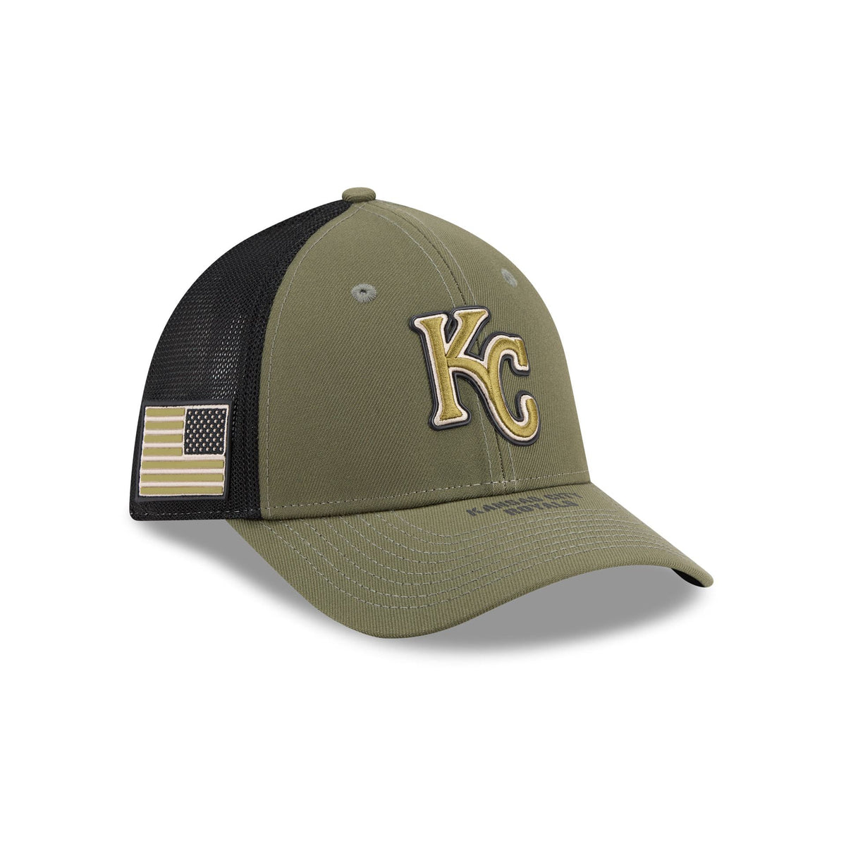 Kansas City Royals Armed Forces Day 2026 39THIRTY M-Crown Stretch Fit Hat