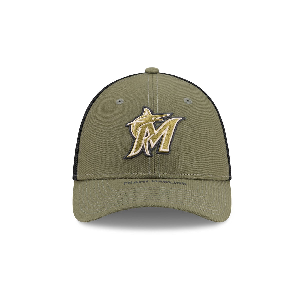 Miami Marlins Armed Forces Day 2026 39THIRTY M-Crown Stretch Fit Hat