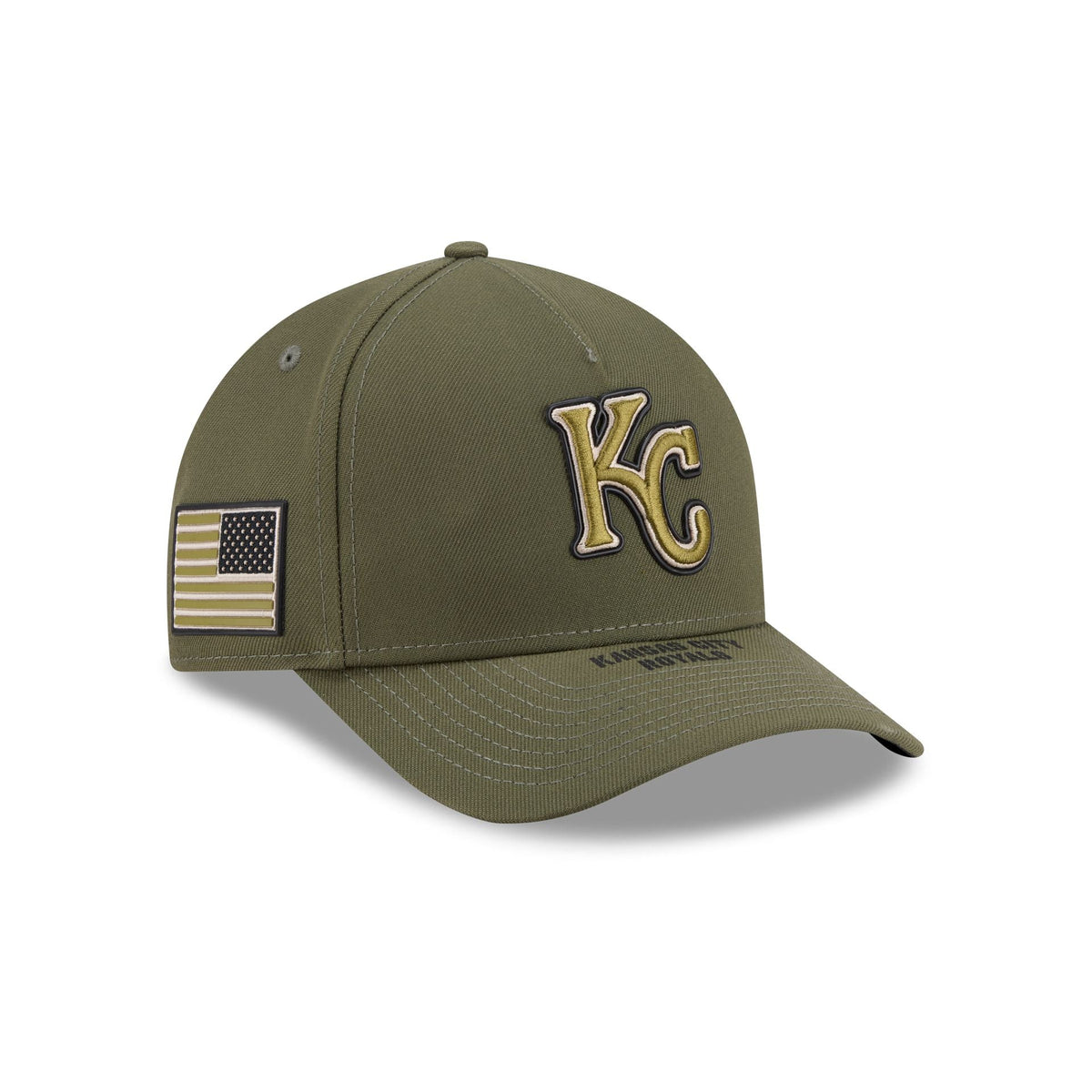 Kansas City Royals Armed Forces Day 2026 9FORTY M-Crown A-Frame Snapback Hat