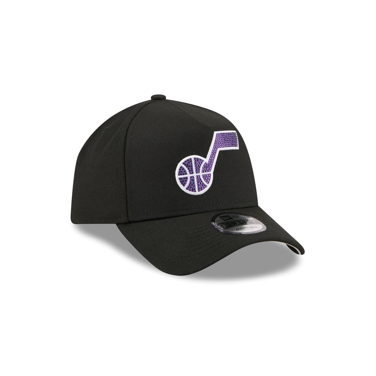 Utah Jazz 2026 Draft Black 9FORTY A-Frame Snapback Hat