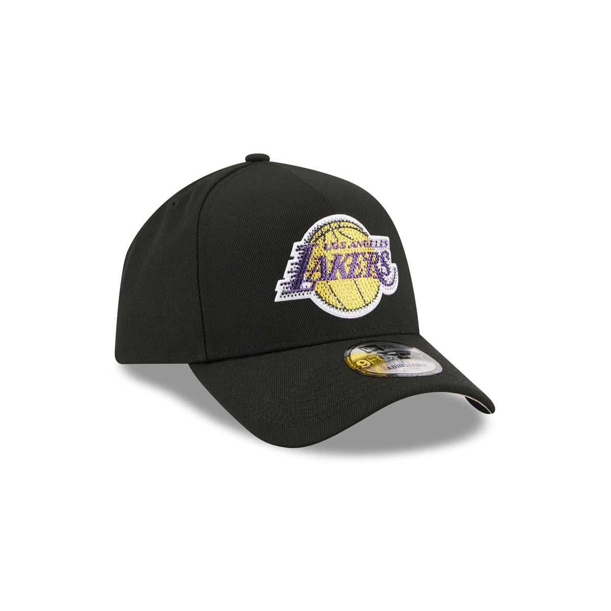 Los Angeles Lakers 2026 Draft Black 9FORTY A-Frame Snapback Hat