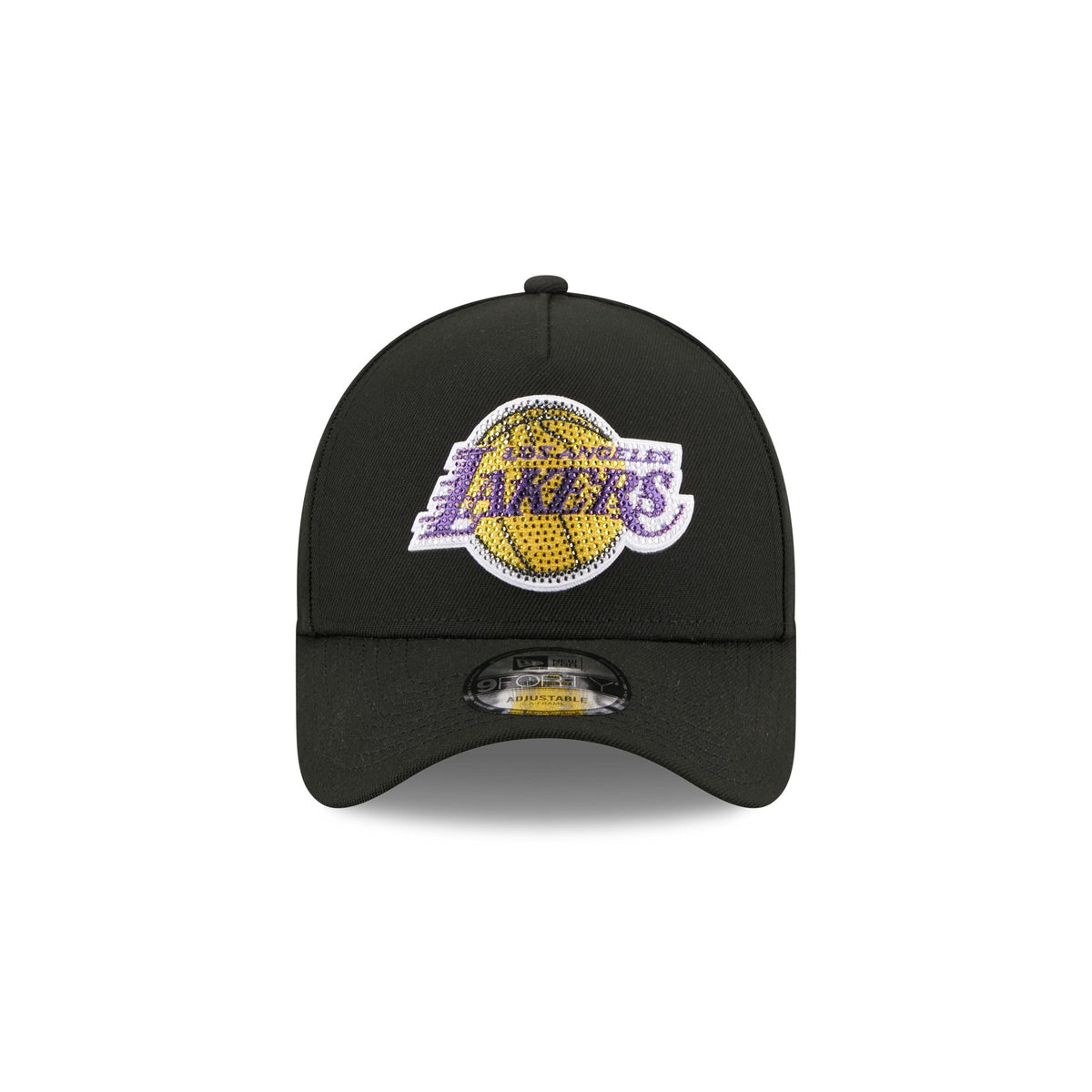 Los Angeles Lakers 2026 Draft Black 9FORTY A-Frame Snapback Hat