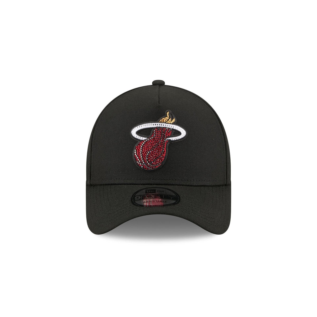 Miami Heat 2026 Draft Black 9FORTY A-Frame Snapback Hat