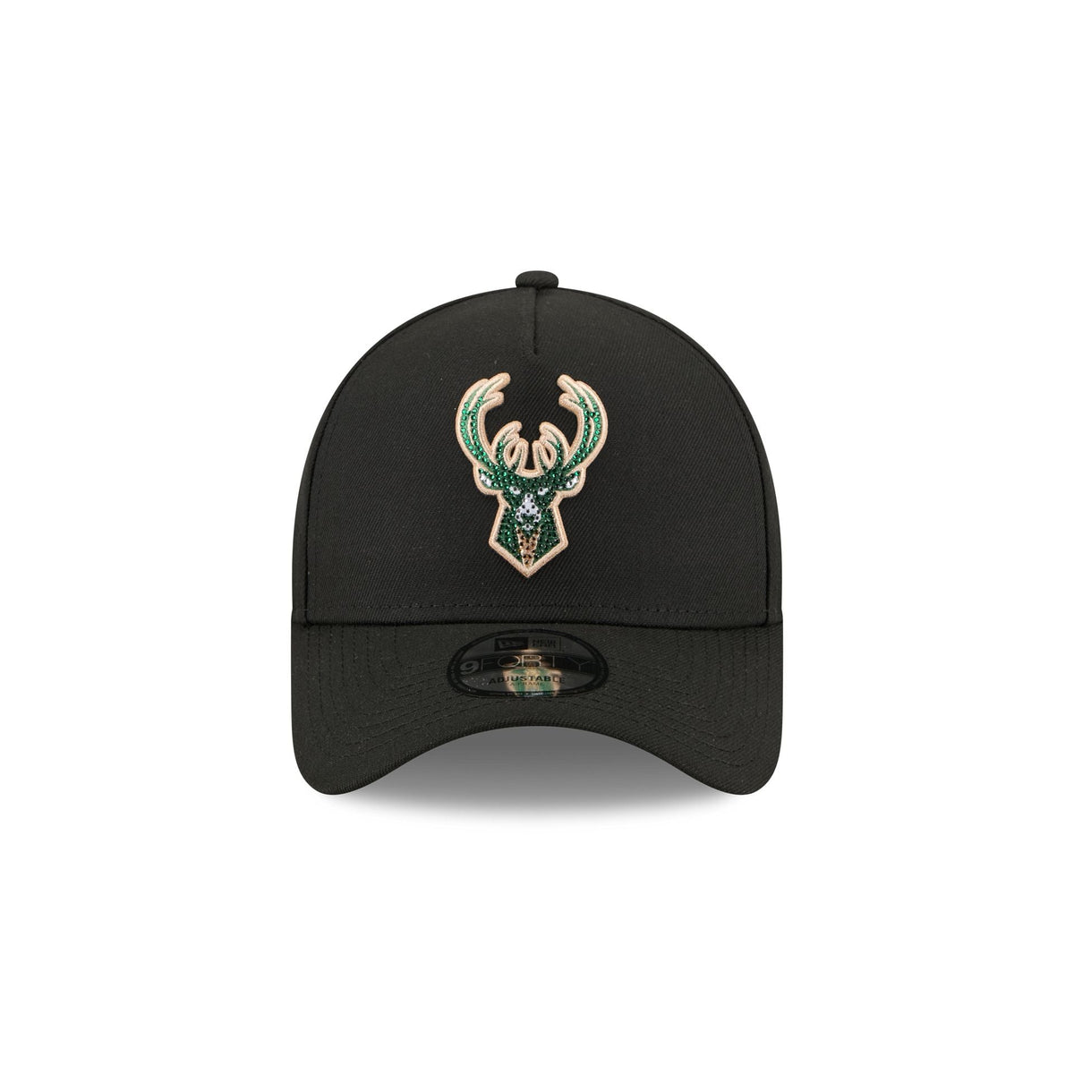 Milwaukee Bucks 2026 Draft Black 9FORTY A-Frame Snapback Hat