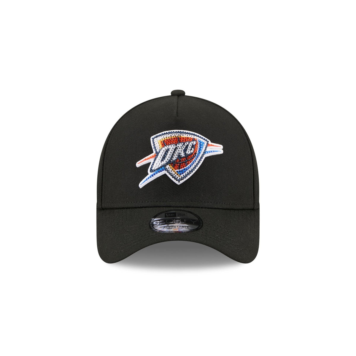 Oklahoma City Thunder 2026 Draft Black 9FORTY A-Frame Snapback Hat